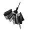 Зонт женский, автомат, металл, пластик, полиэстер, 55 см, 8 спиц, 4 дизайна, А2024-3