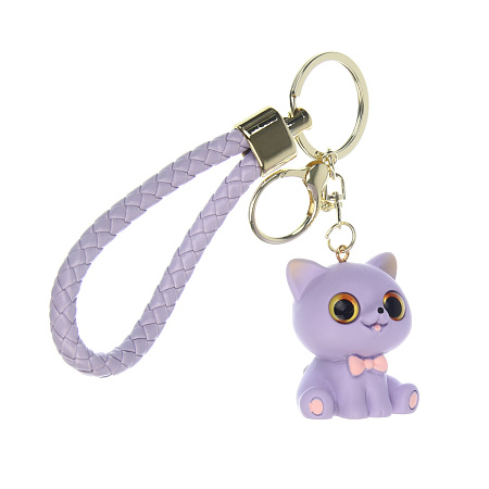 Подвеска брелок тм ЮL Мой питомец, пластик, металл, 4-5 см,  4 дизайна