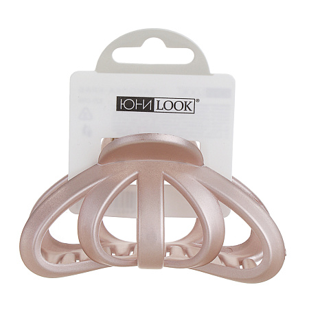 ЮНИLOOK Краб для волос, 8,3см, металл, пластик, 6 цветов, ACS-49