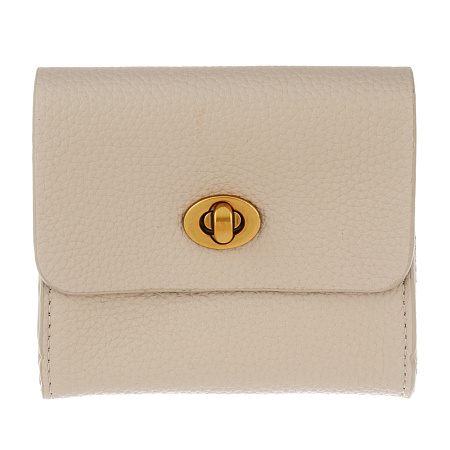 ЮL Кошелек на метал.застежке, 2 отделения ПУ, 10,8х8,8x3 см, 4 цвета