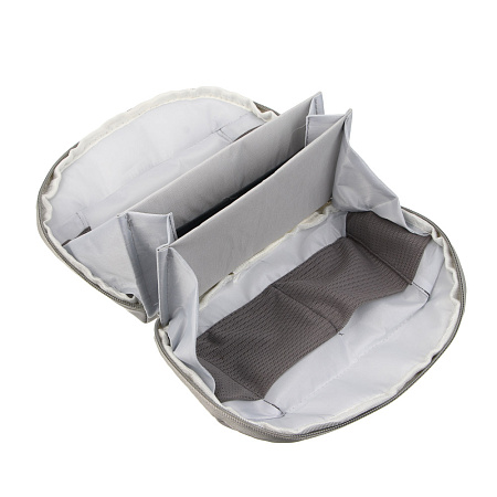 Косметичка дорожная с ручкой тм ЮL, 23х17 см, полиэстер, ПУ, 2 цвета