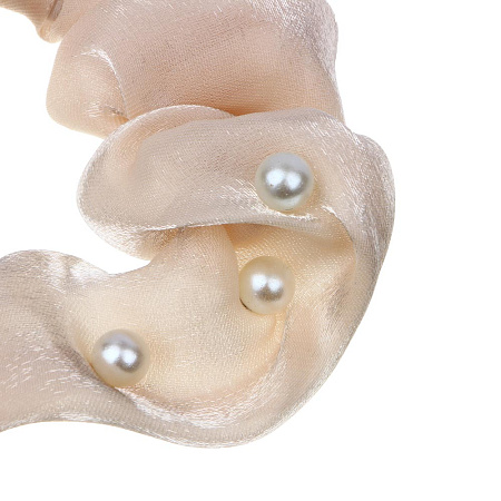 BERIOTTI Резинка для волос с декором, полиэстер, пластик, d11см, 2 дизайна