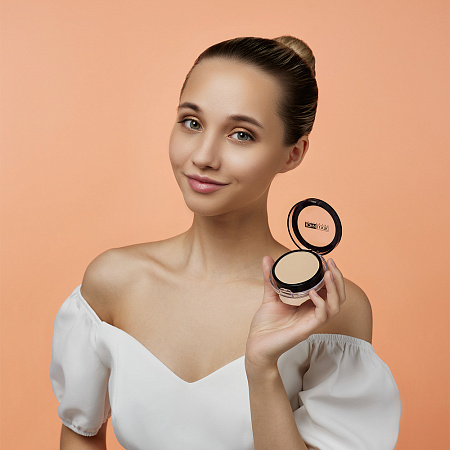 ЮНИLOOK Пудра компактная, 9,2 г, Тон 02