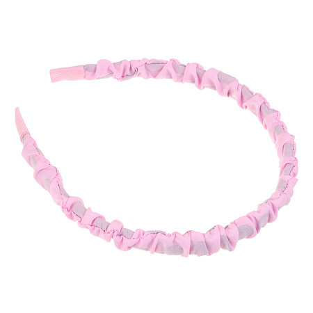 ЮНИLOOK Набор для волос 2 пр.: ободок 1,1см, зажим 4см, полиэстер, металл, пластик, 6 цв, ACS-110