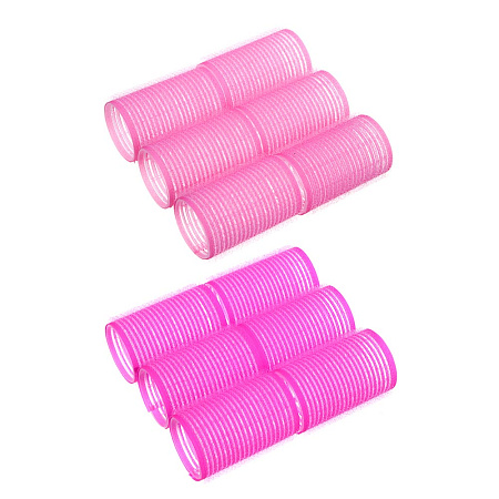 ЮНИLOOK Набор бигуди 6шт, 6x3,6см, пластик, 2 цвета