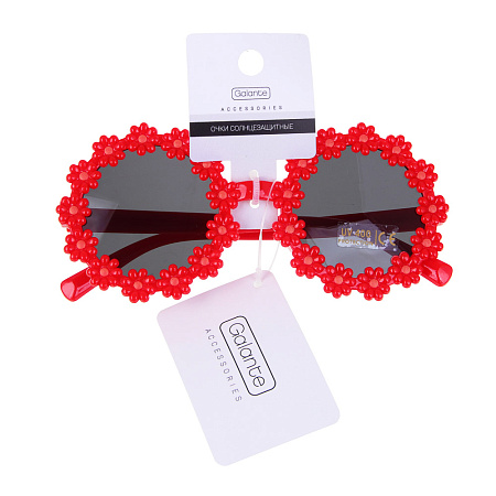 GALANTE Очки солнцезащитные детские, пластик, 122x40мм, 4 цвета