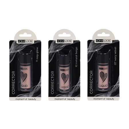 ЮНИLOOK Корректор с комфортным широким аппликатором, 5,3 гр, 3 тона