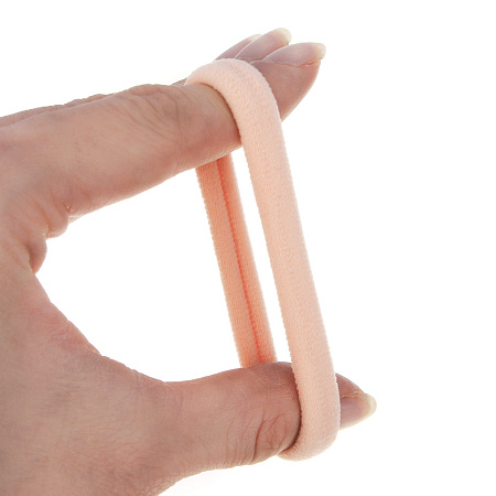 Резинки для волос ЮНИLOOK, 5шт, d5см, полиэстер, 3 микса цветов, ACS-53