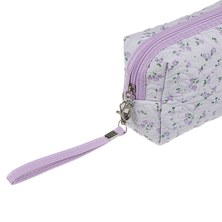 Косметичка прямоугольная тм ЮL Мильфлёр, 100% полиэстер, 18x10x7,5 см,  3 цвета