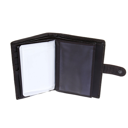 ЮL Брантус Портмоне мужское для карт, купюр и монет, полиуретан, 14,2х11х2, 5см, 2 цвета, КЖ24-35