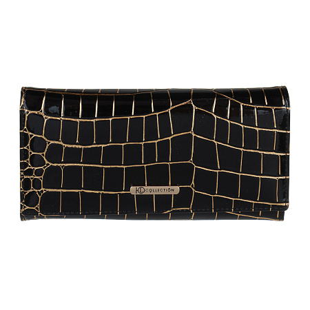 ЮL Кенсия Кошелек женский для купюр, карт и монет с фермуаром, полиуретан, 18,5х10х3,5 см, 2 цвета, КЖ24-16