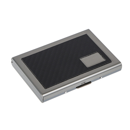 Кардхолдер книжка с защитой от считывания 6 слотов тм ЮL, алюминий, пластик, 9,8х6,5 см, 3 цвета