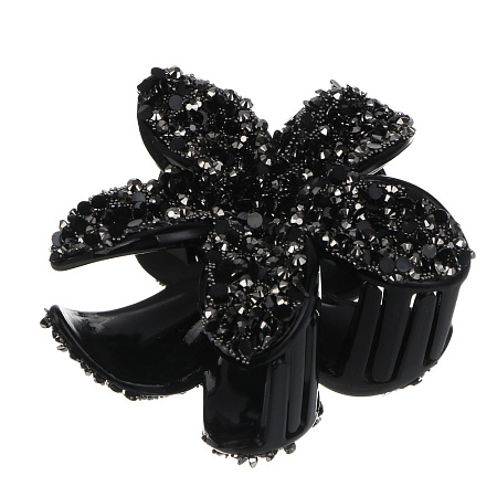 Краб для волос, тм ЮНИLOOK, 8см, пластик, 3 дизайна, #1