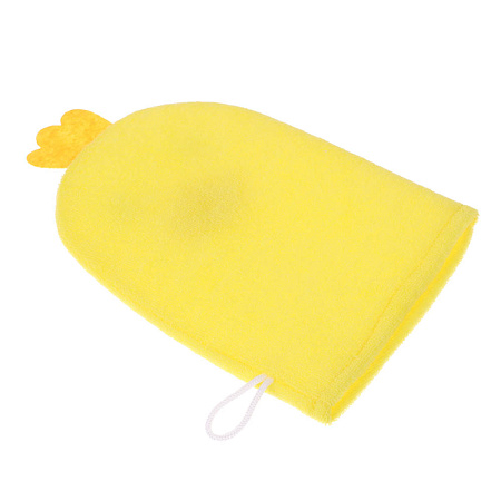 ЮL Мочалка рукавичка для ванны и душа в виде зверюшек, полиэстер, 18х13см, 3 дизайна, МС24-08