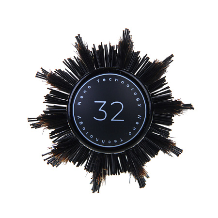 ЮНИLOOK Брашинг для волос, d=32мм, 26,2см, AБС пластик, нейлон, щетина