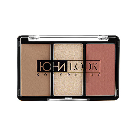 ЮНИLOOK Набор для контуринга 3 в 1, 11гр, Тон 02