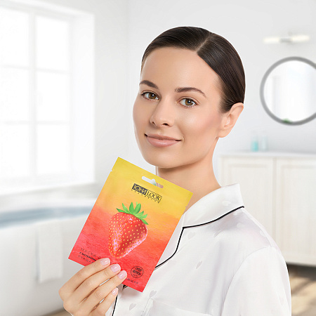 ЮНИLOOK Набор Маска тканевая для лица Суперфрукты 22 мл х 3шт, 3 вида