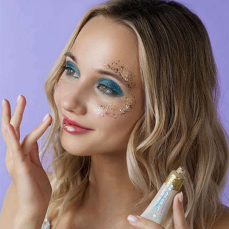 ЮНИLOOK Шайн Глиттер гелевый, 16г, тон 03, золотой