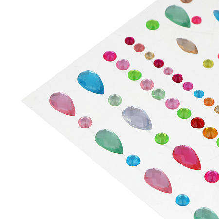 Набор стразы для лица тм ЮНИLOOK, самоклеящиеся