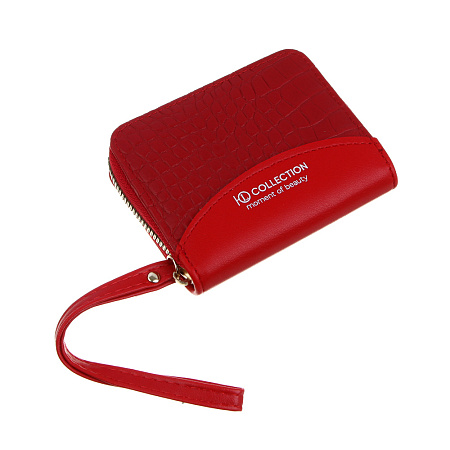 ЮL Кошелек женский мини для карт, купюр и монет на молнии, полиуретан, 11х8,5х2 см, 6 цветов, КЖ24-05