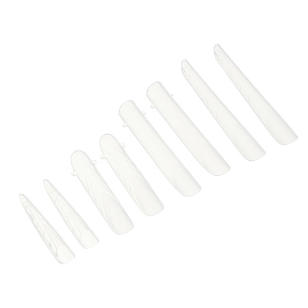 ЮНИLOOK Верхние формы для наращивания ногтей 96 шт (4 формы*24шт), пластик