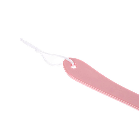 ЮL Мочалка банная с массажным эффектом с ручкой, полиэтилен, пластик, 41,5см, 3 цвета, МС24-05