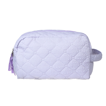 ЮL Косметичка стеганая дутая с боковой ручкой Килт, 100% ПЭ, 24х13х10см, 2 цвета