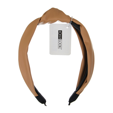 Ободок для волос ЮНИLOOK, 3см, PU, ABS, 3-4 цвета, ACS-66