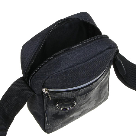 ЮL Глео Сумка мужская на длинном ремне, ПЭ, 18х14х6см, 2 дизайна, 2 цвета, КЖС24-06