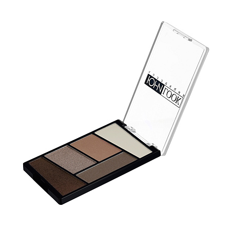 ЮНИLOOK Тени для век, 5-ти цветные 12г, Тон 02
