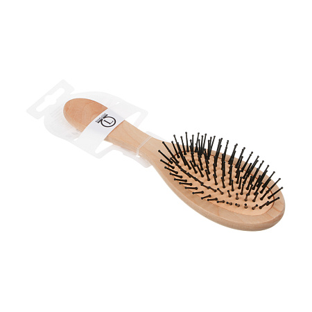 Расческа массажная тм ЮНИLOOK, 22 см, дерево, пластик