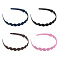 ЮНИLOOK Ободок для волос 1,5-2см, пластик, 4 цвета, ACS-03