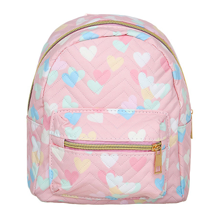 ЮL Лилита Рюкзак детский с сердечками, ПУ, 22х17х9см, 3 цвета, КЖС24-29