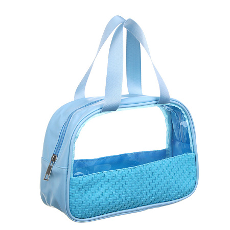 ЮL Косметичка банная с ручками, ПВХ, 24,5х16,5х7см, 3 цвета