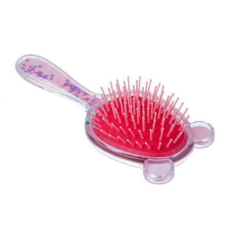 ЮНИLOOK Расческа массажная детская, пластик, 20x7,5см, 2-3 дизайна, арт.1