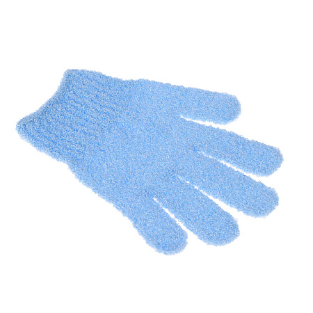 Мочалка перчатка тм ЮL с отшелушивающим эффектом, полиэстер, 18см, 5 цветов, МС24-06