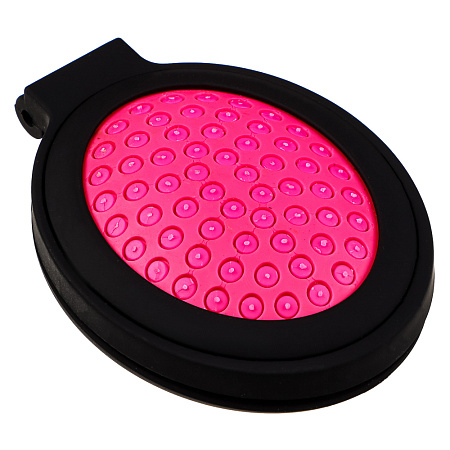 Расческа дорожная тм ЮНИLOOK, с зеркалом пластик, стекло, 6х8см, 4 цвета