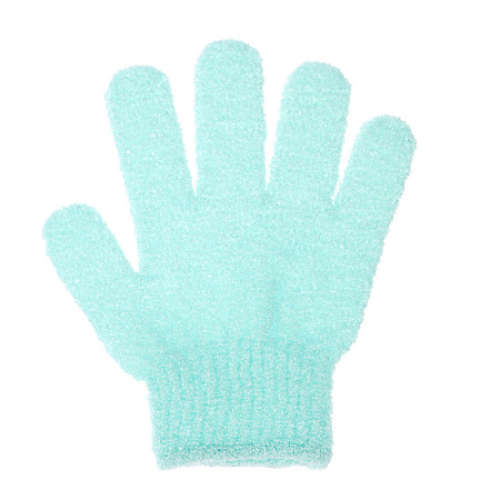 Мочалка перчатка тм ЮL с отшелушивающим эффектом, полиэстер, 18см, 5 цветов, МС24-06