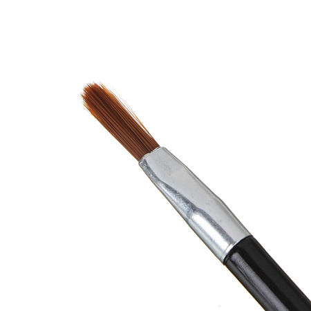 Аппликатор двухсторонний со спонжем и кистью 10 шт тм ЮНИLOOK , пластик, латекс, ворс нейлон, 7,5см