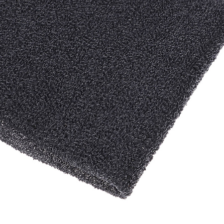 ЮL Мочалка пилинг японская для бани и душа с ручками, жесткая, полиэстер, 45х19см, 4 цвета, МС24-07