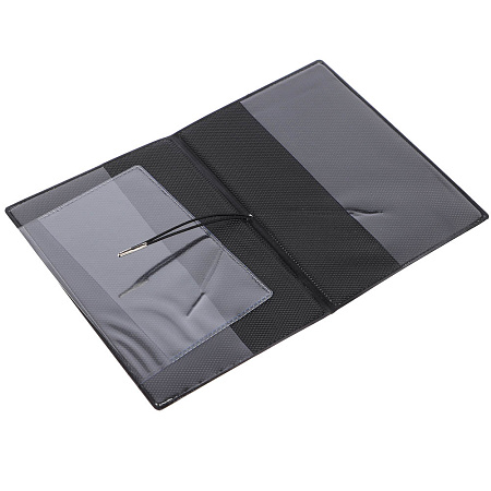 Обложка для паспортатм ЮL с отд.для карт и удерживающей резинкой , ПВХ, 13,7х9,6см, 6 дизайнов, #2