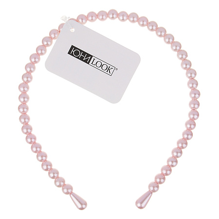 Ободок для волос ЮНИLOOK, 0,8см, пластик, 6 цветов, ACS-108