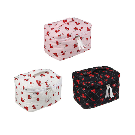 Косметичка - сундучок тм ЮL Cherry Blossom 23х14х14 см, полиэстер, 3 цвета