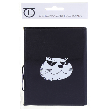 Обложка для паспортатм ЮL с отд.для карт и удерживающей резинкой , ПВХ, 13,7х9,6см, 6 дизайнов, #2