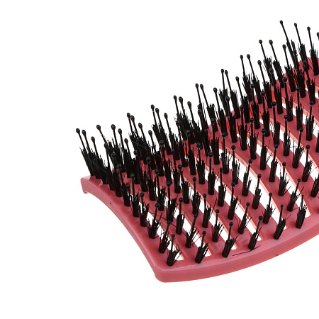 ЮНИLOOK Расческа массажная, ABS+щетина 24x7см, 4 цвета