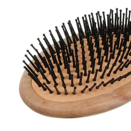 Расческа массажная тм ЮНИLOOK, 24 см, дерево, пластик