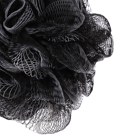 ЮL Мочалка шар роза с подвесом, полиэтилен, 40гр, 5-6 цветов, МС24-03