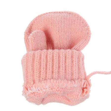 GALANTE Варежки детские на веревке, р.14, 55% акрил, 45% полиэстер, цвет в ас-те, ОЗ25-35