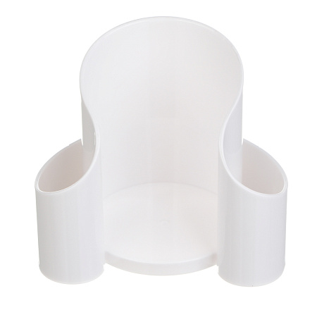 Органайзер для ватных дисков и палочек тм ЮНИLOOK, пластик,10,5х7,5х9 см, белый