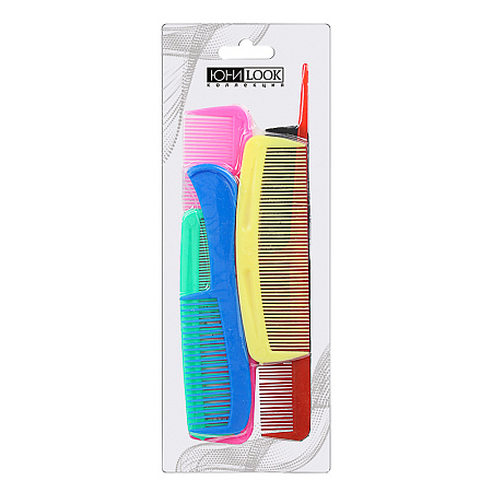 Набор расчесок тм ЮНИLOOK, 6шт, пластик